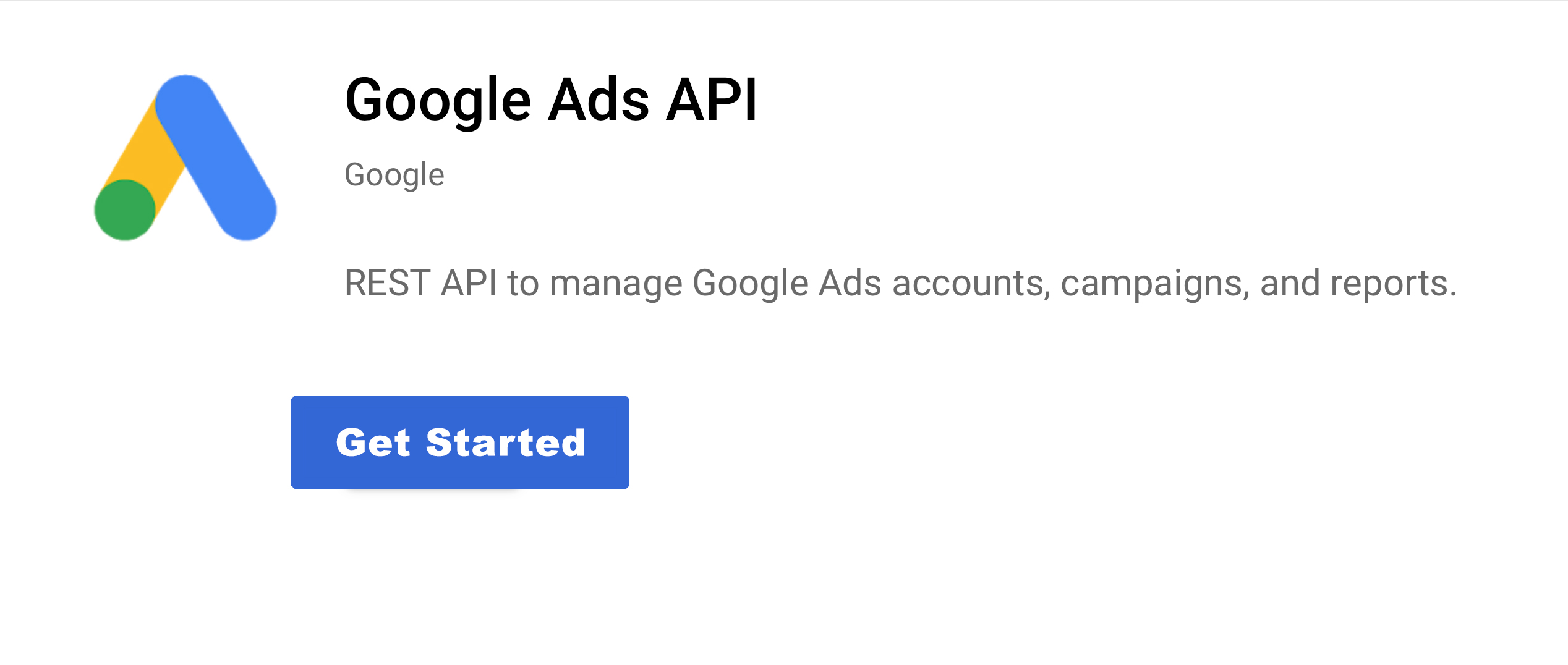 Google-Ads-API-AdWord-API-Get-Started